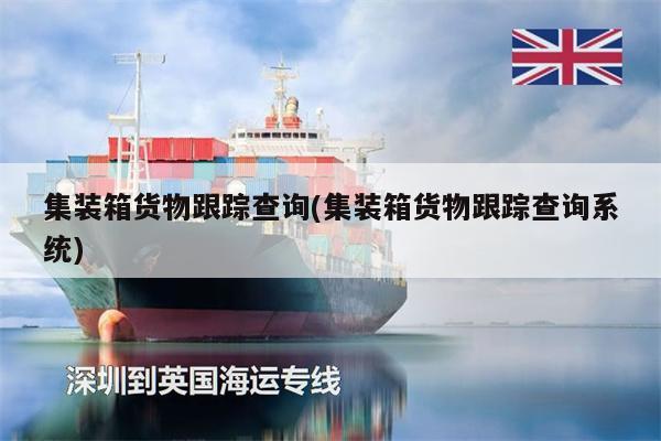 集裝箱貨物跟蹤查詢(集裝箱貨物跟蹤查詢系統(tǒng))
