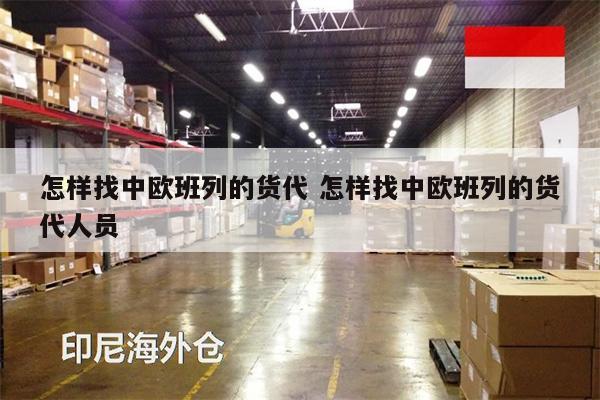 怎樣找中歐班列的貨代 怎樣找中歐班列的貨代人員
