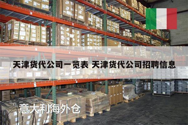 天津貨代公司一覽表 天津貨代公司招聘信息