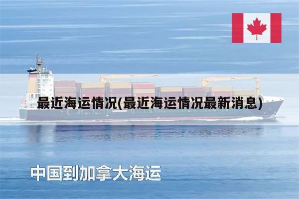 最近海運(yùn)情況(最近海運(yùn)情況最新消息)