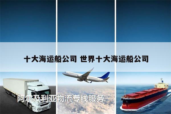 十大海運(yùn)船公司 世界十大海運(yùn)船公司