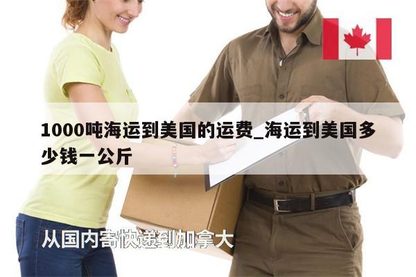 1000噸海運到美國的運費_海運到美國多少錢一公斤