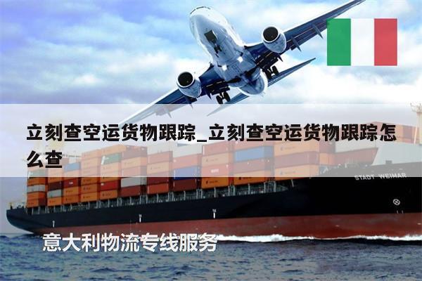 立刻查空運貨物跟蹤_立刻查空運貨物跟蹤怎么查