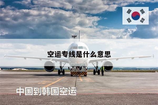 空運(yùn)專線是什么意思