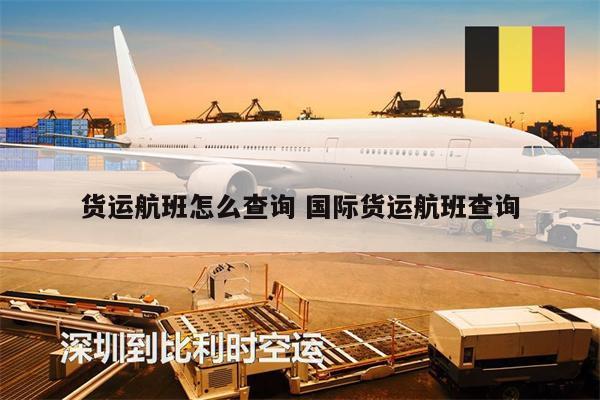 貨運(yùn)航班怎么查詢 國際貨運(yùn)航班查詢