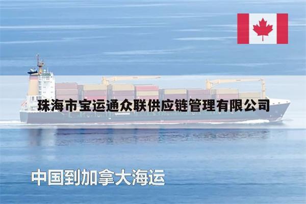珠海市寶運(yùn)通眾聯(lián)供應(yīng)鏈管理有限公司
