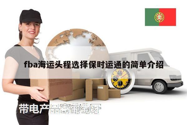 fba海運(yùn)頭程選擇保時(shí)運(yùn)通的簡(jiǎn)單介紹