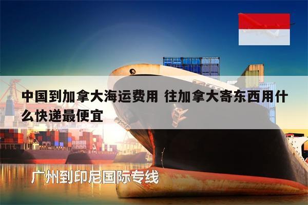 中國到加拿大海運(yùn)費(fèi)用 往加拿大寄東西用什么快遞最便宜